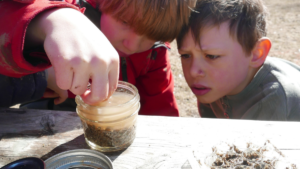 Sweetland School Learners Experimenting with Soil and Water