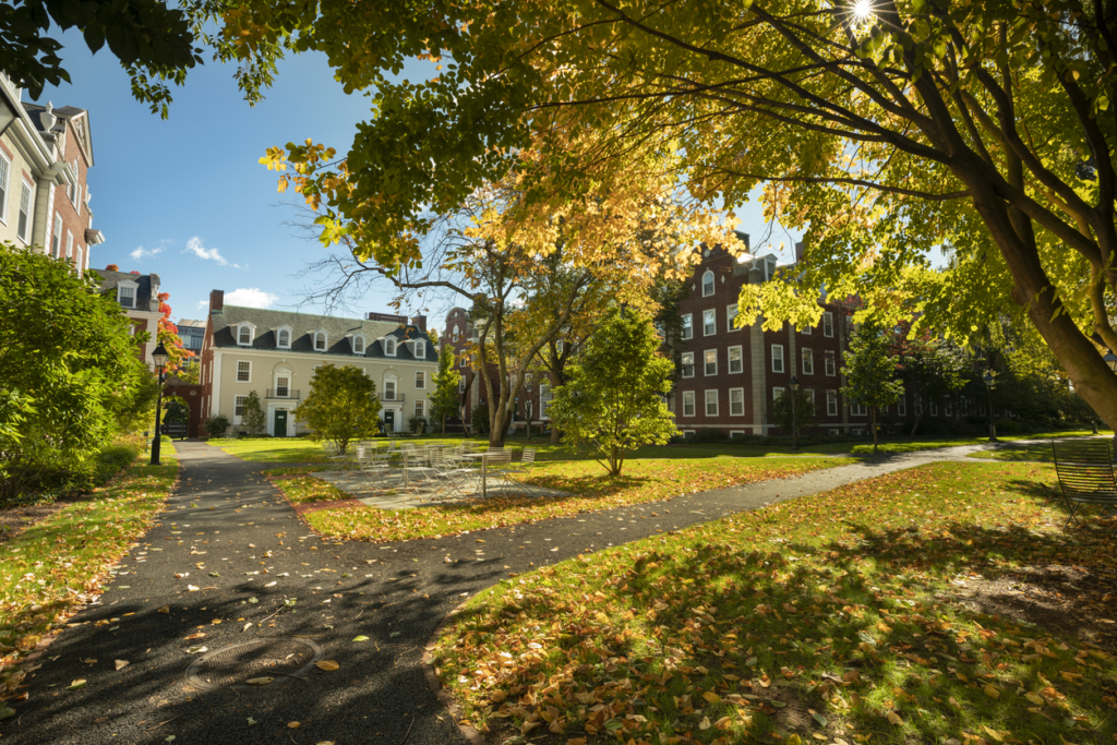 Chase Hall student dormitory building in Cambridge Massachusetts USA