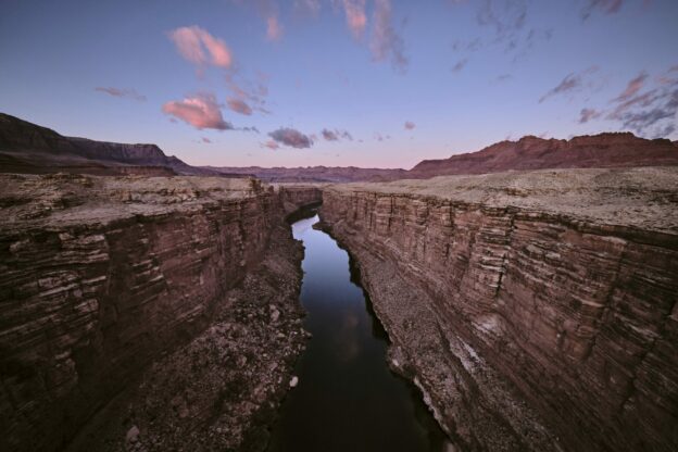 photo of a gaping land gap