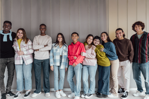 group of young learners